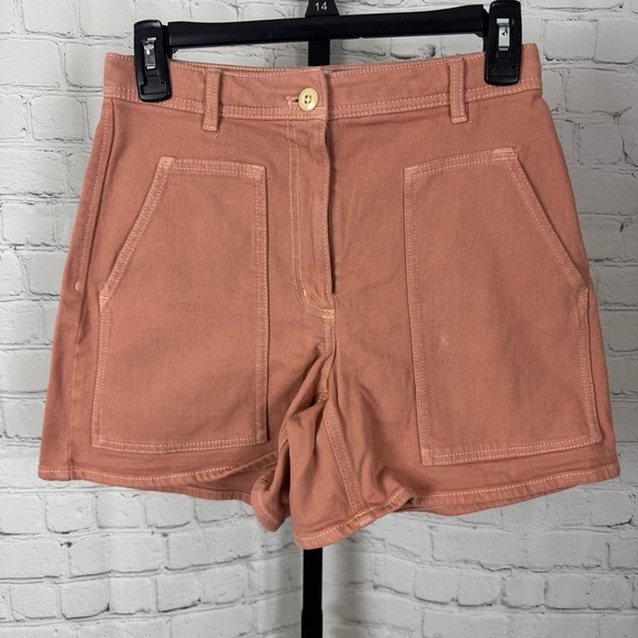 Wilfred Free Modern Utility Shorts Dusty Pink Size 2 - Picture 1 of 10